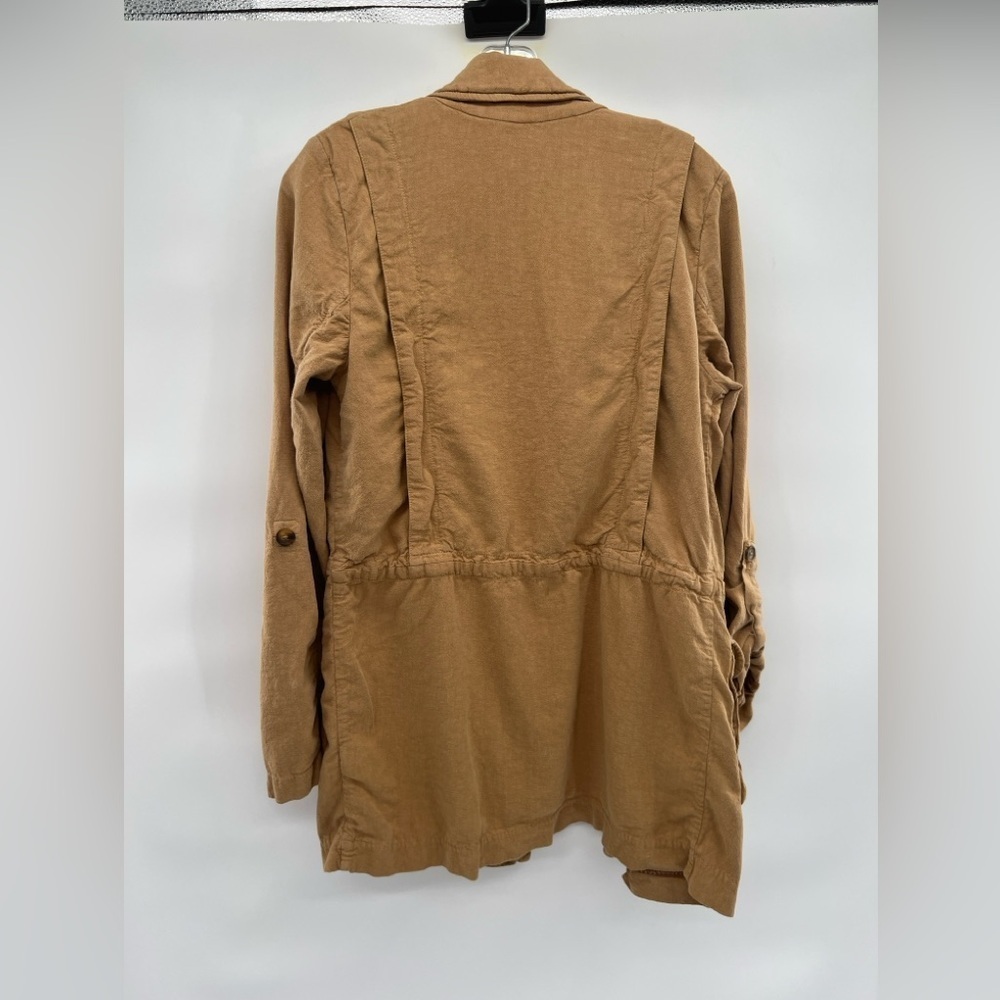 Free People Charley blazer brown jacket button front long sleeve size M - Picture 7 of 12